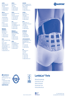 Instructions for use - LumboLoc Forte