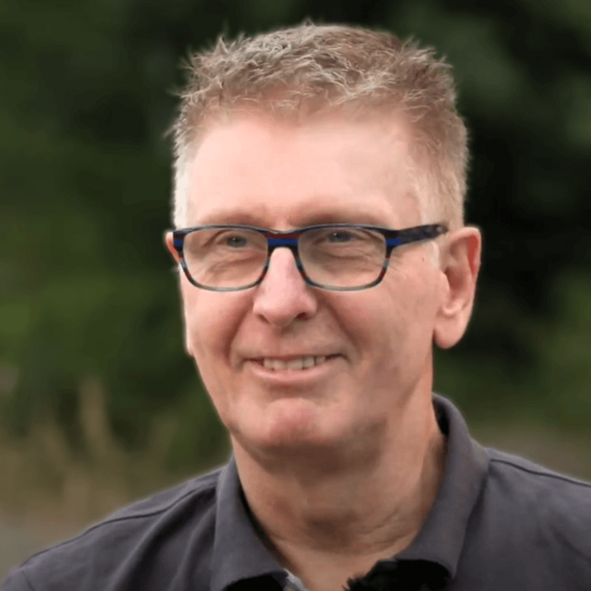 Portrait von Einzelhändler und Coxarthrose-Patient Ingo Palm.
