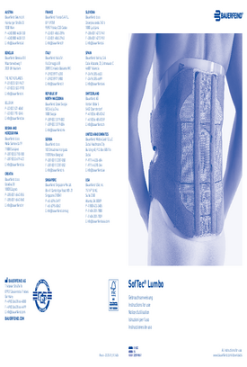 Instructions for use - SofTec Lumbo