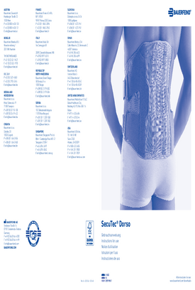Instructions for use - SecuTec Dorso