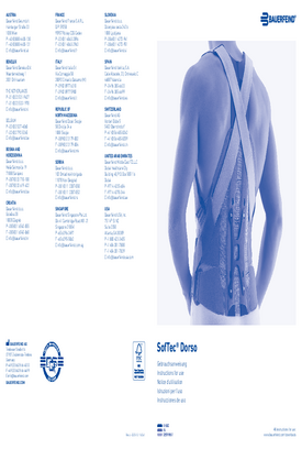 Instructions for use - SofTec Dorso