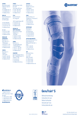 Instructions for use - GenuTrain S