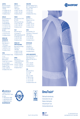 Instructions for use - OmoTrain