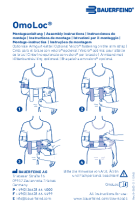 Instructions for use - OmoLoc Armstrap