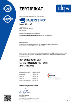 Qualitätsmanagement (DIN EN ISO 13485:2016)