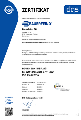 Qualitätsmanagement (DIN EN ISO 13485:2016)