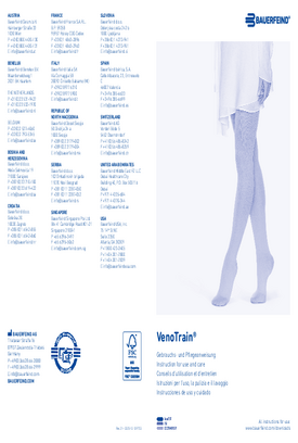 Instructions for use - VenoTrain